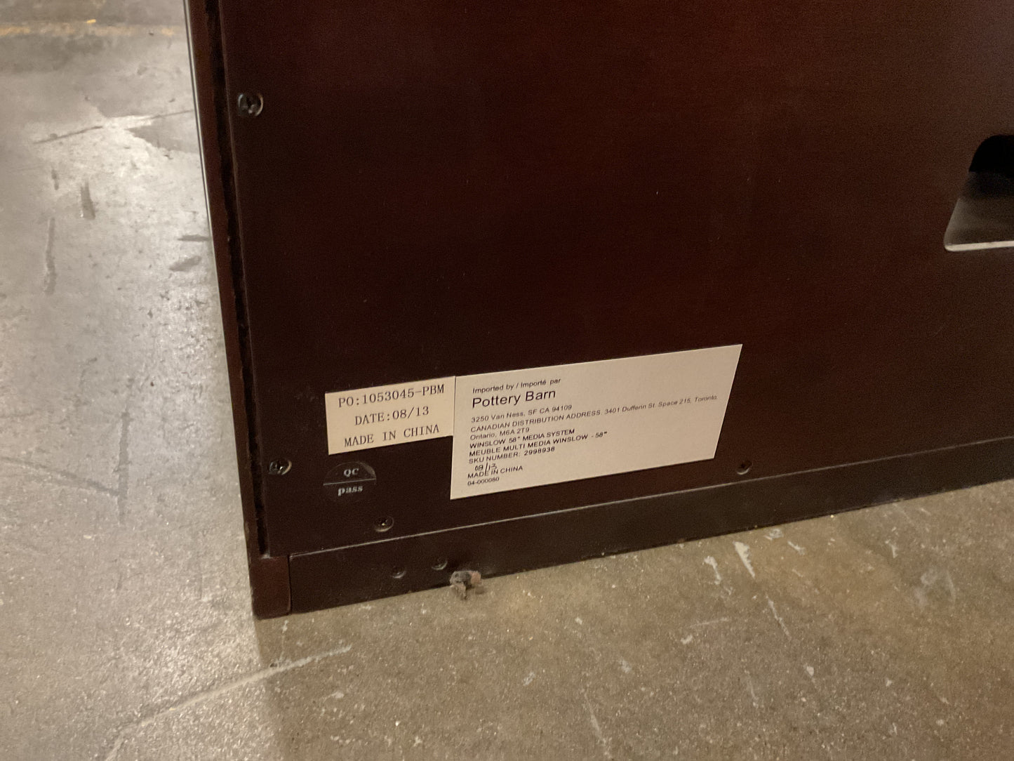 Winslow Media Cabinet by Pottery Barn