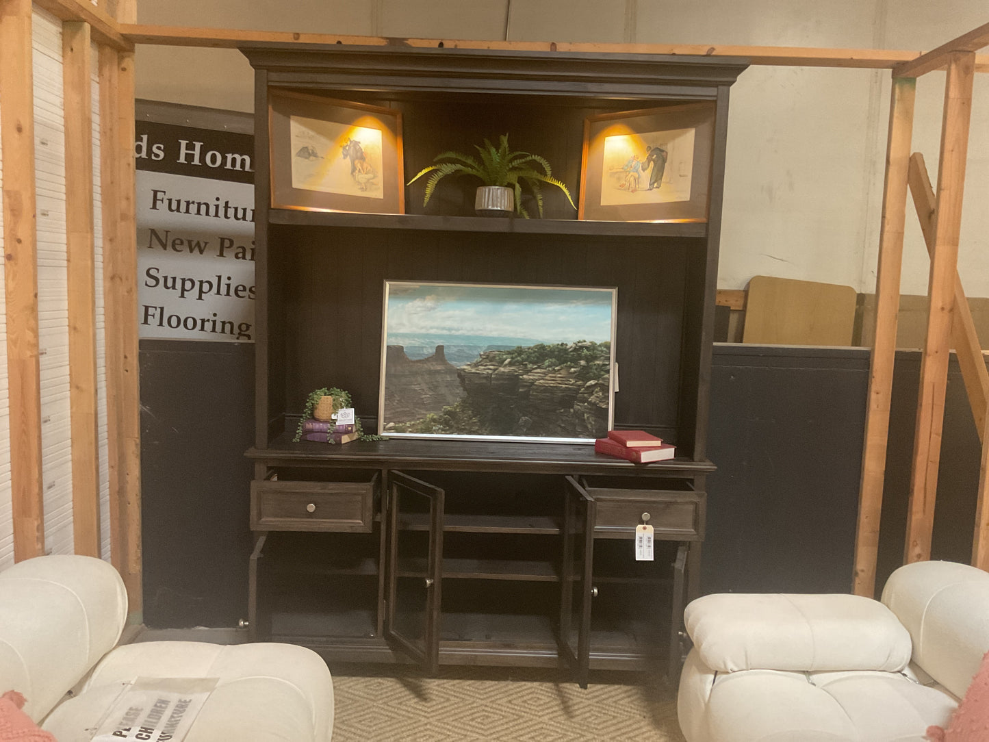 Beckley Entertainment Cabinet w/Touch Lighting