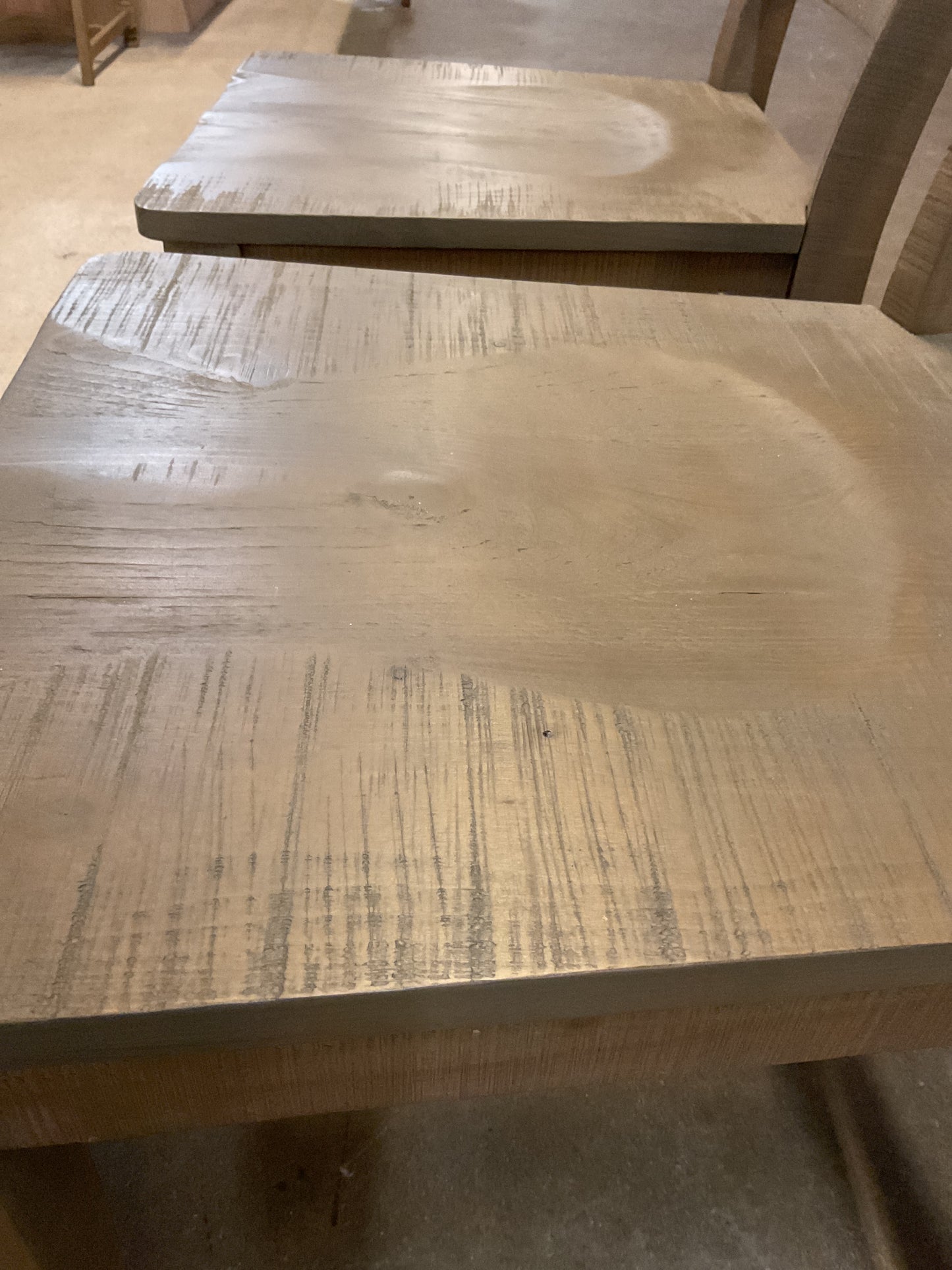 Averie Rustic Solid Wood Side Chairs (Set of 2)