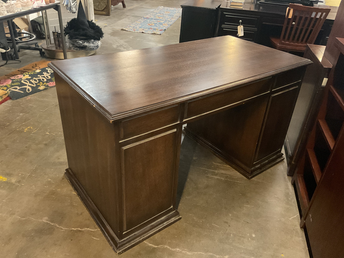 Solid Wood Executive Desk