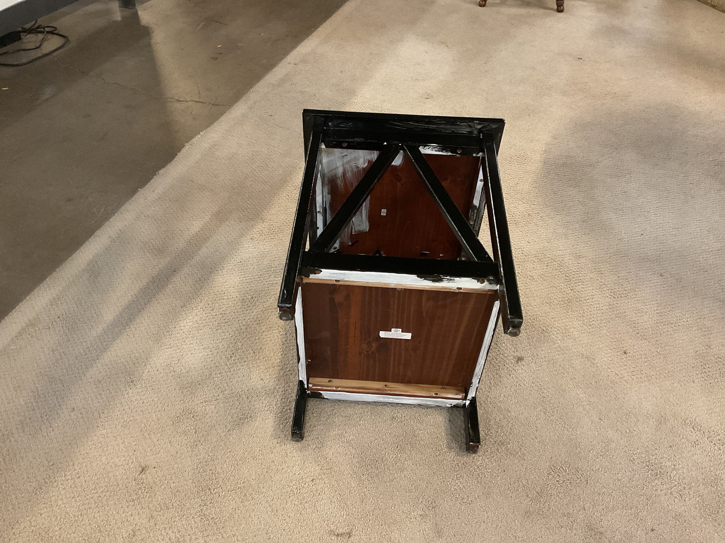 Painted Wood Side Table