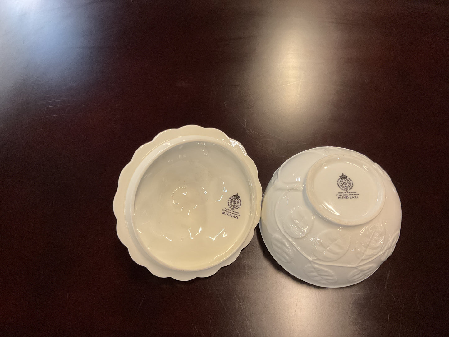 Royal Worcester Blind Earl Sugar Bowl