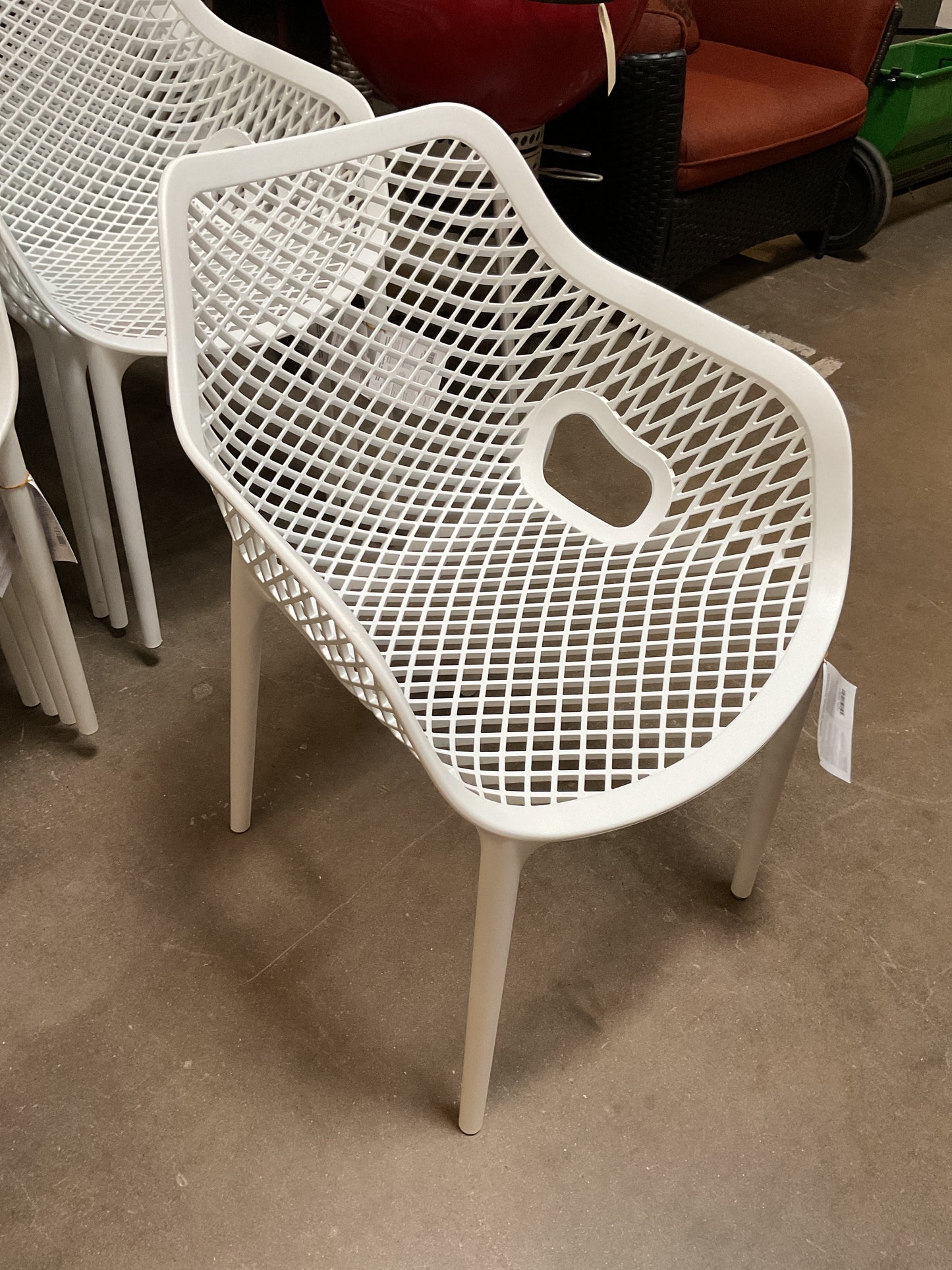 Farrah Outdoor Stacking Arm Chair (Set of 2)