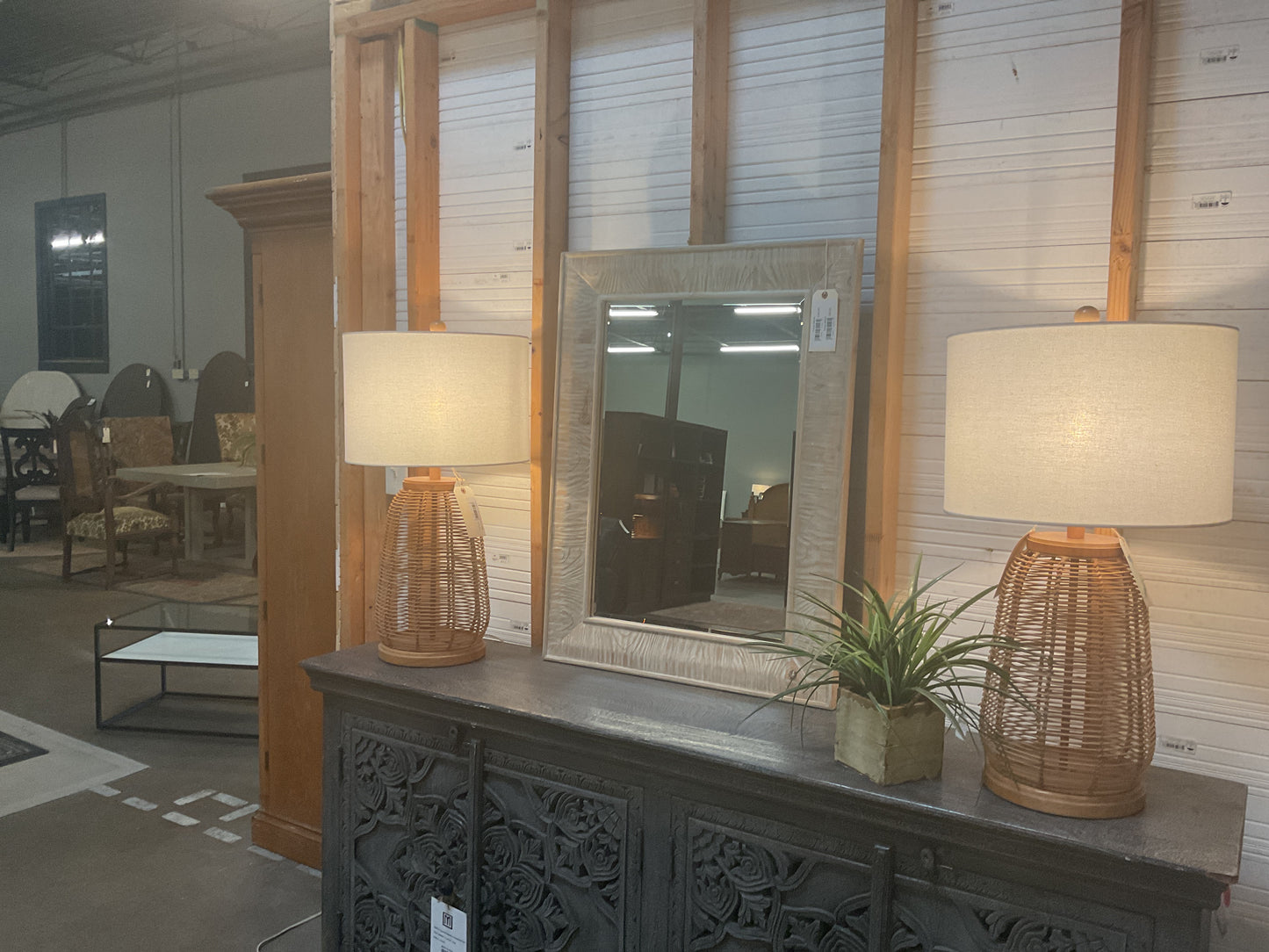 Hampton Natural Mirror