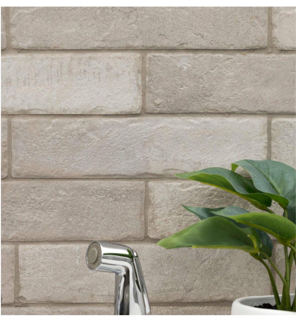Capella Brick Look (2”x10”) Ivory Linen Tile