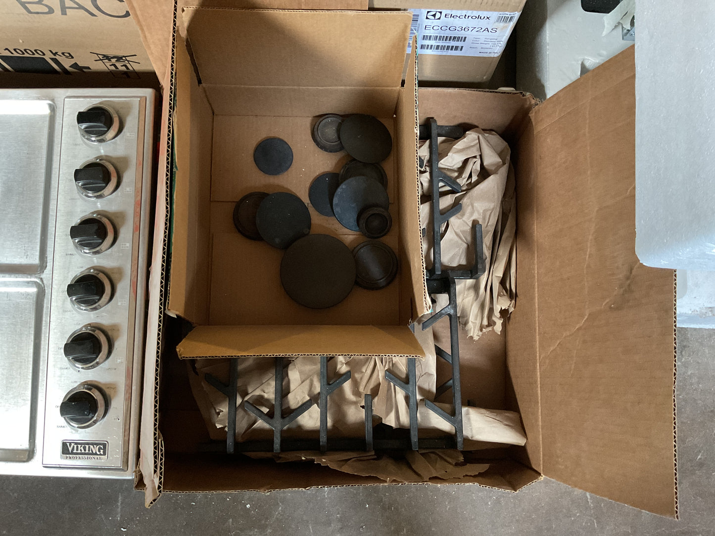 Viking 6 Burner Gas Cooktop