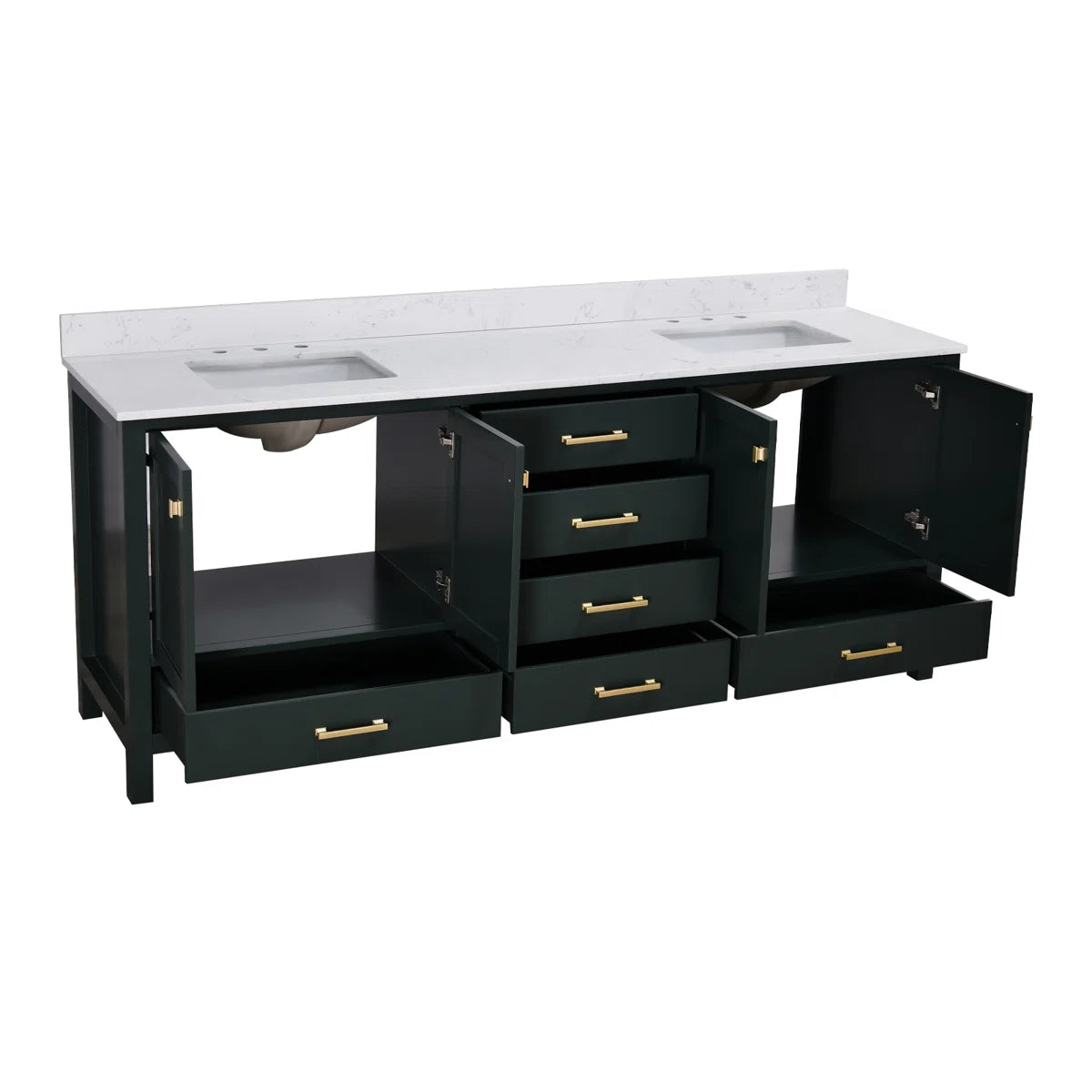 Render 84” Double Bathroom Vanity