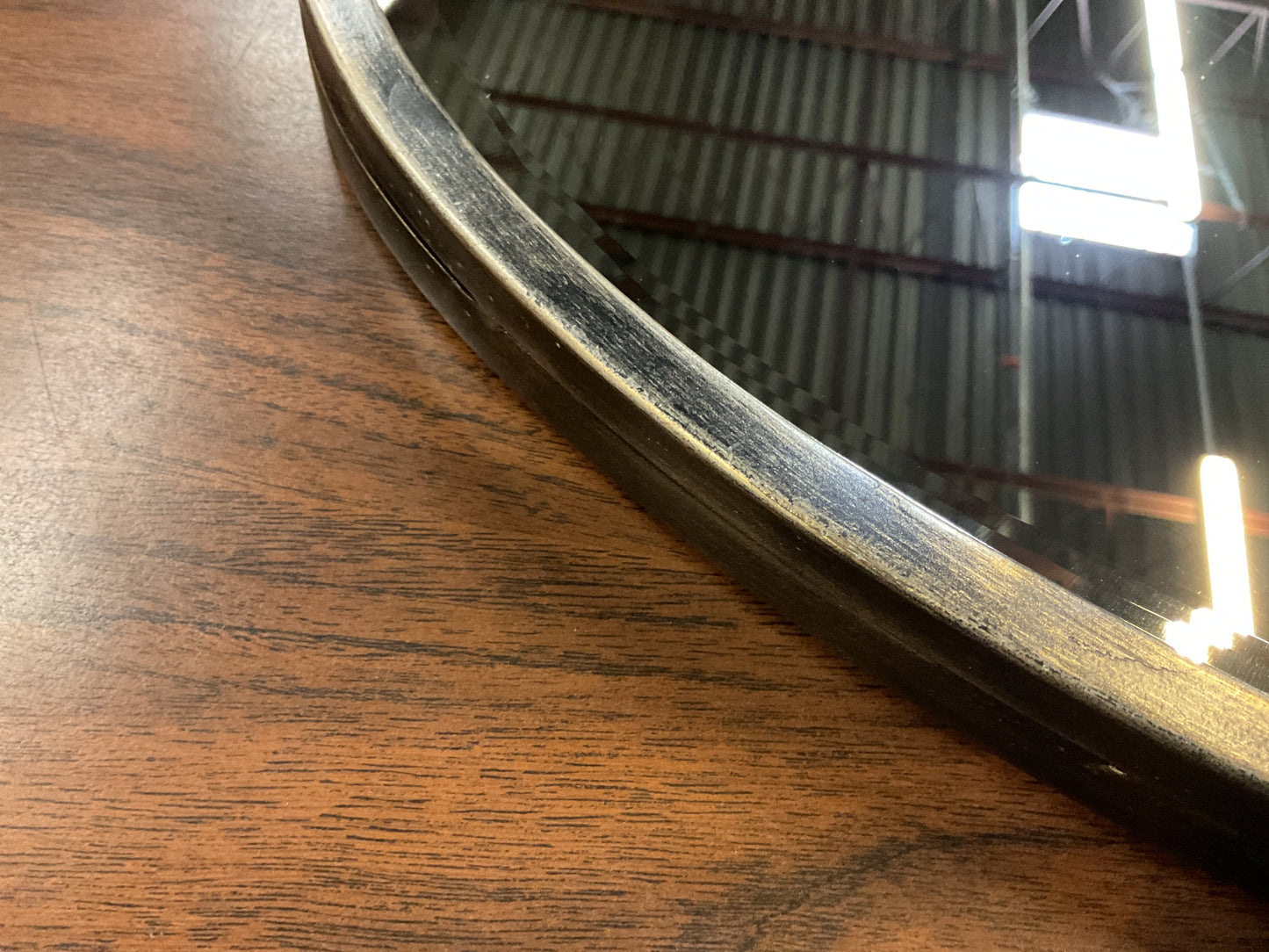 Uttermost Iron Framed Oval Mirror