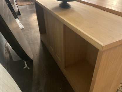 White Oak Service Buffet w/Storage
