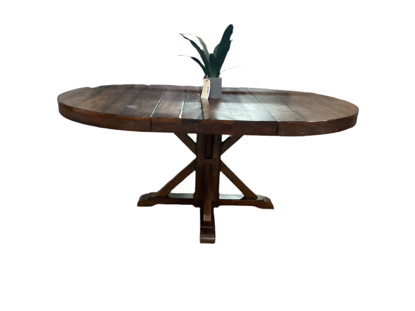 Benchwright Round Extendable Dining Table