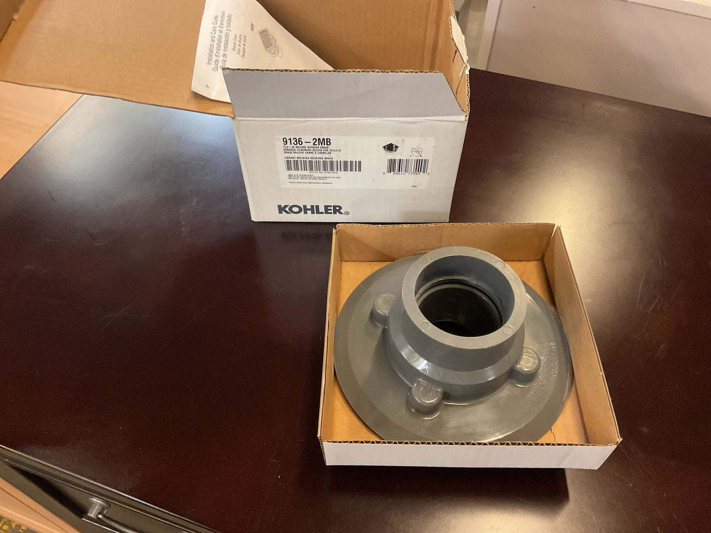 Kohler Tile-in Shower Drain (Modern Brushed Brass)