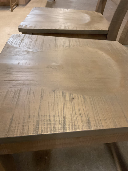 Averie Rustic Solid Wood Side Chairs (Set of 2)