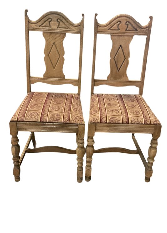 Vintage Wood Side Chairs