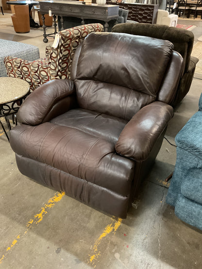 Leggett & Platt Power Wide Leather Recliner