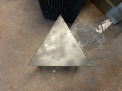 Triangular Iron Outdoor Side Table