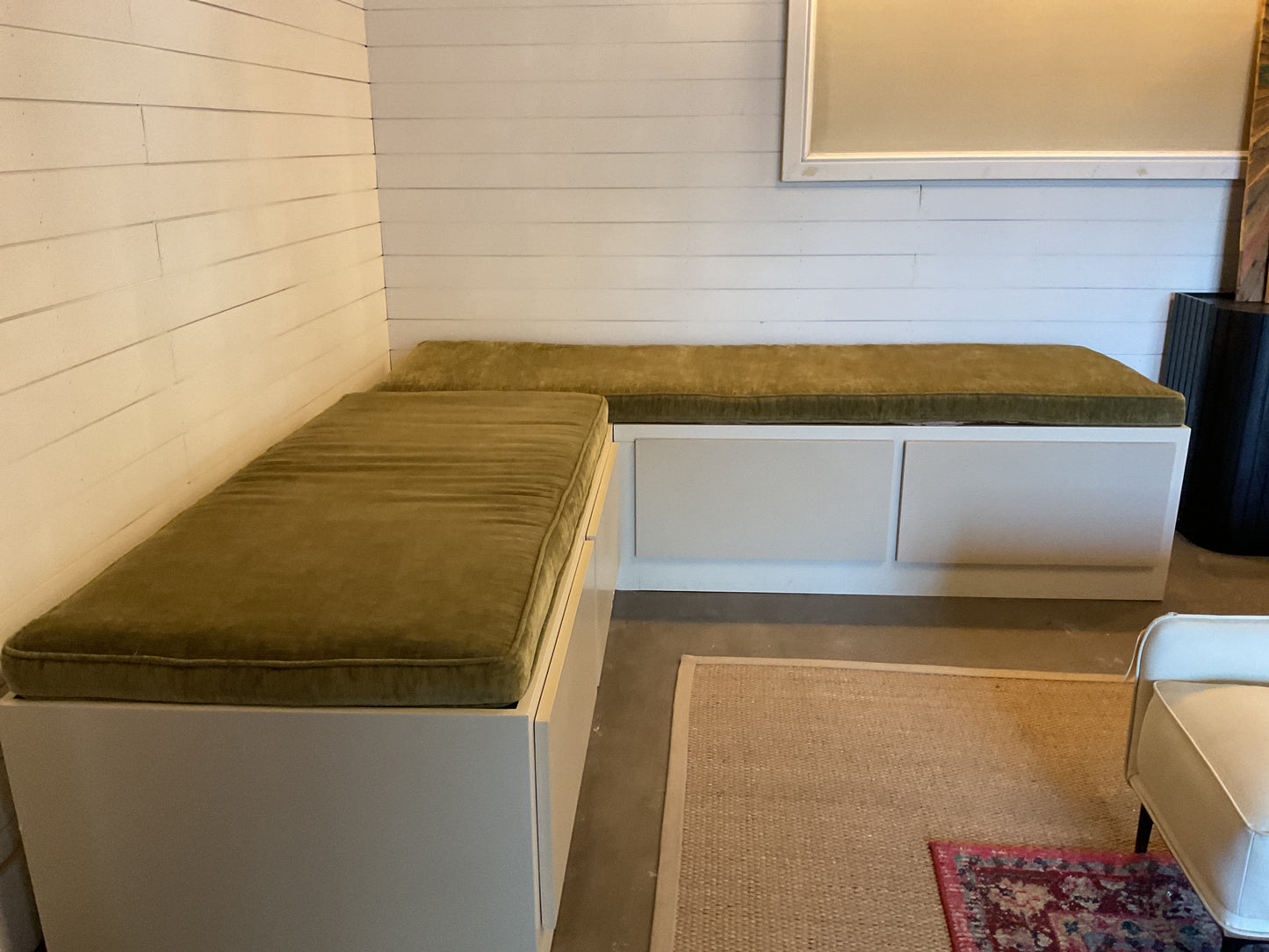 2 Pc Bench Banquette w/Storage