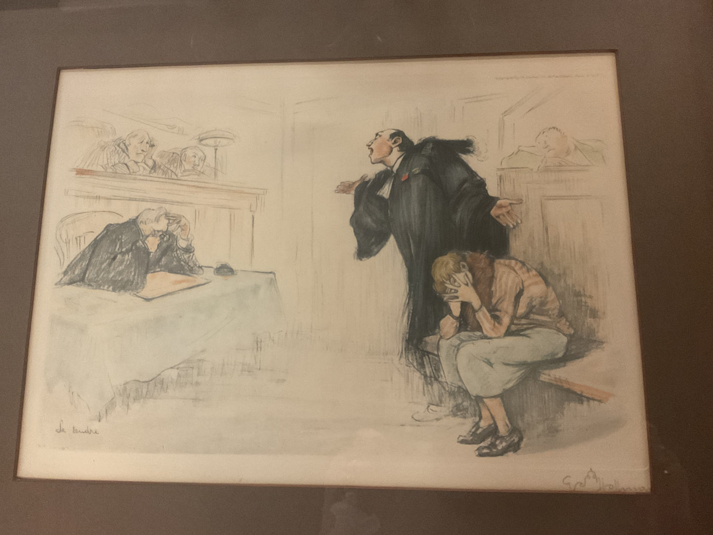 “Amateur Artist” Print by Gaston Hoffman