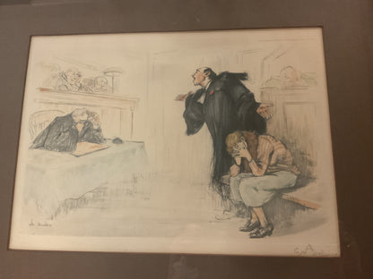 “Amateur Artist” Print by Gaston Hoffman