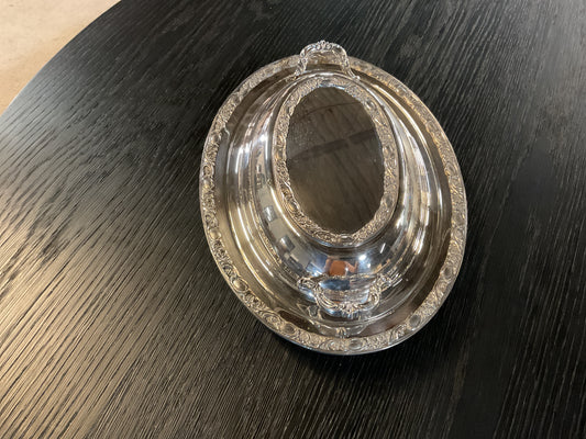 Vintage Silver plate Server w/Lid