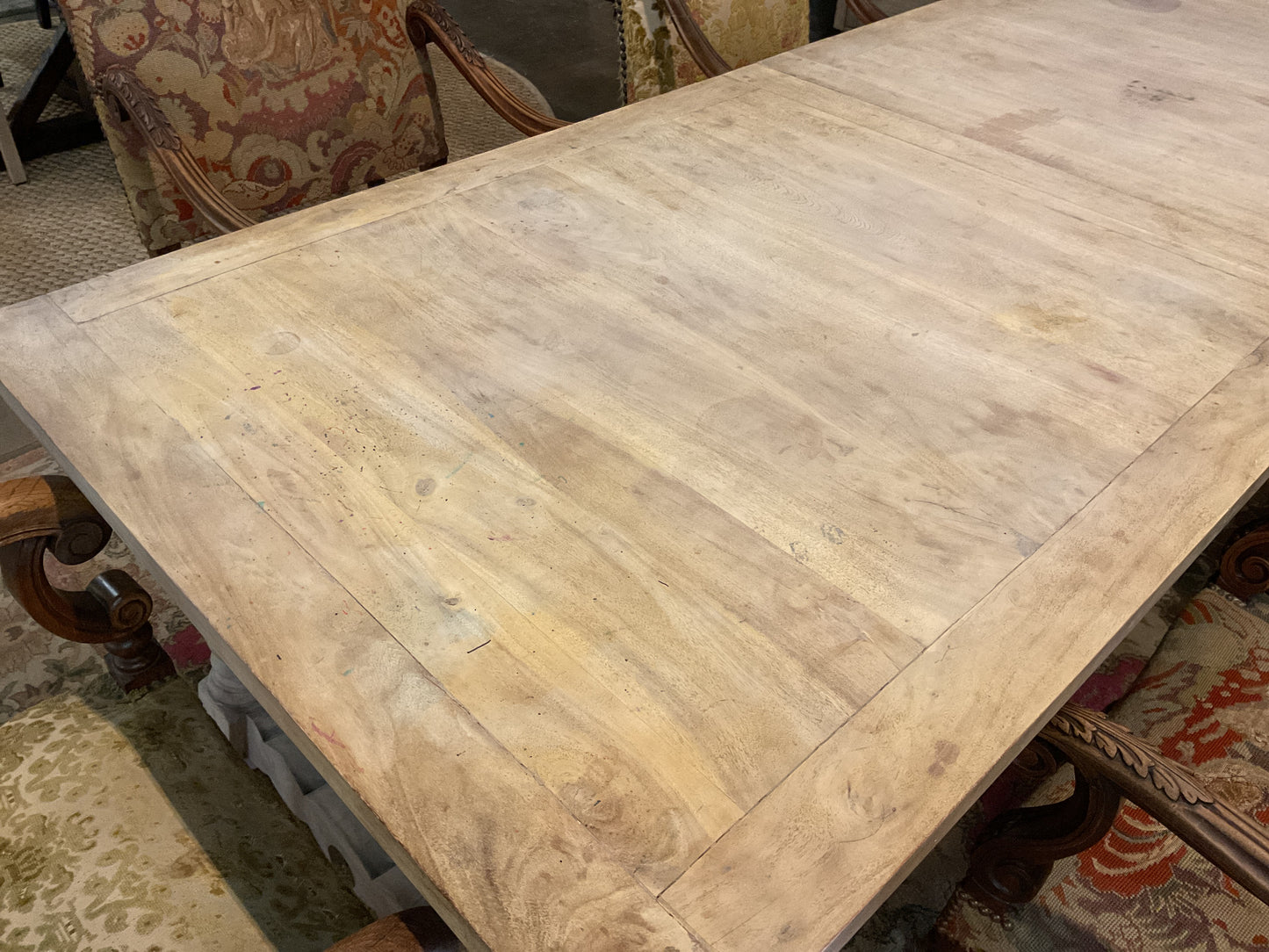 Audrey Washed Wood Dining Table