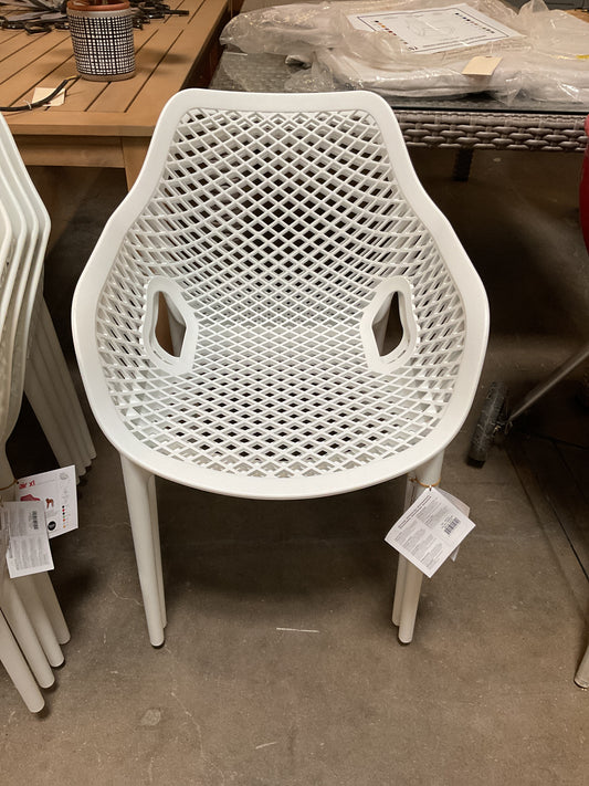 Farrah Outdoor Stacking Arm Chair (Set of 2)