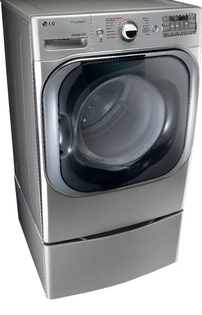 LG Electric Front Load Washer & Dryer Combo w/Pedestal