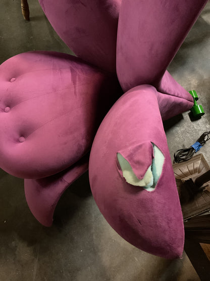 Luxury Creative Flower Leisure Chair