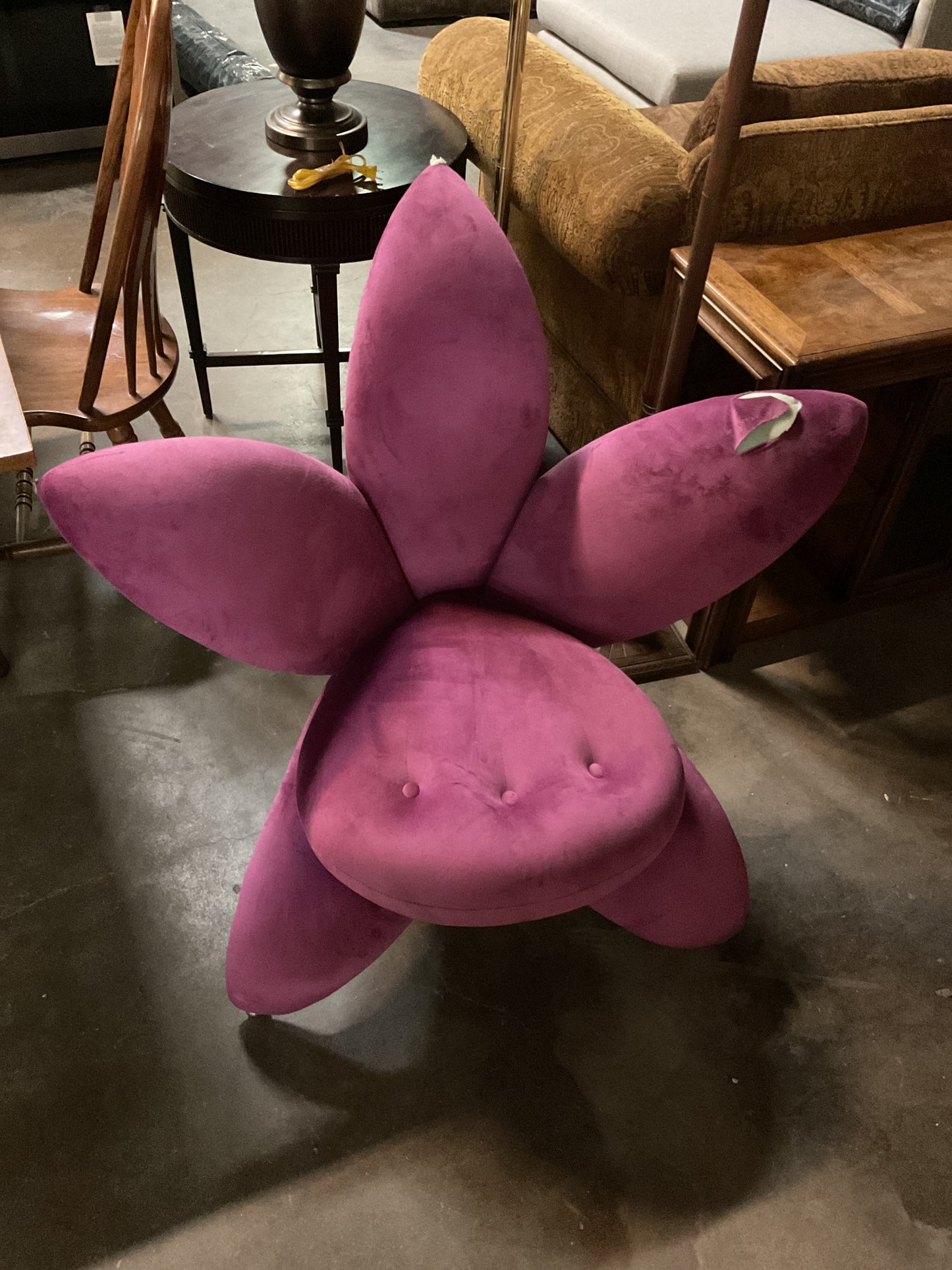 Luxury Creative Flower Leisure Chair