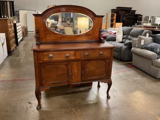 Small Vintage Buffet w/Mirror
