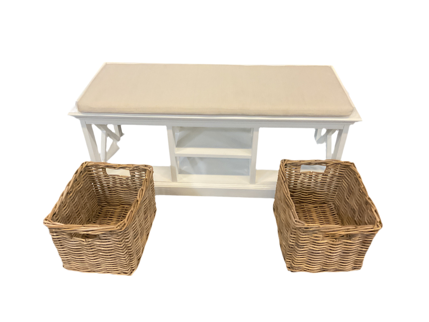 Novasolo Halifax Bench & Basket Set