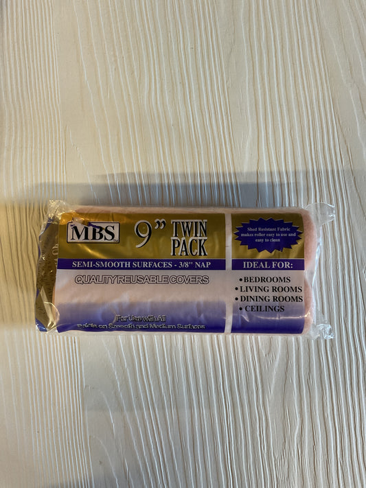 Roller Cover 9” Twin Pack