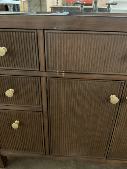 Kazuki 84” Double Bathroom Vanity (No Top)