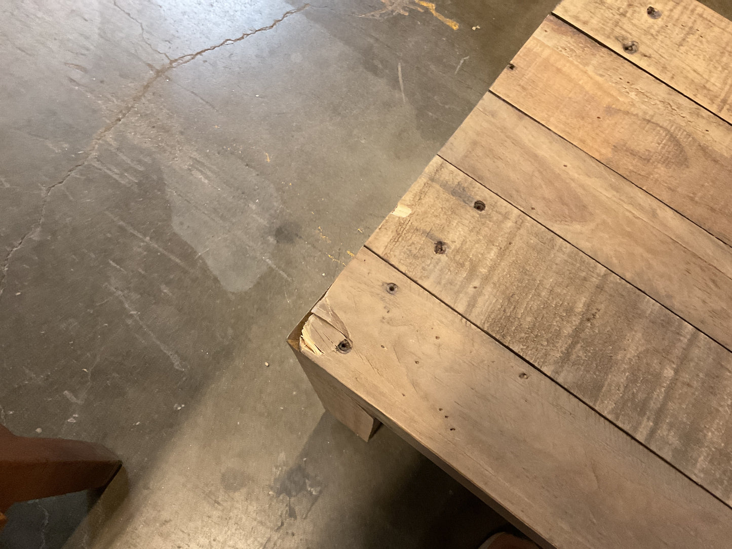 Franconia Solid Wood Sled Coffee Table