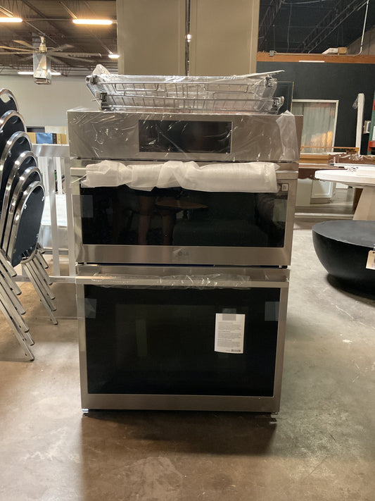 LG Studio 30” Double Wall Oven Combi ProBake