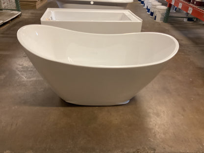Opalo 59” x 30” Freestanding Soaking Tub