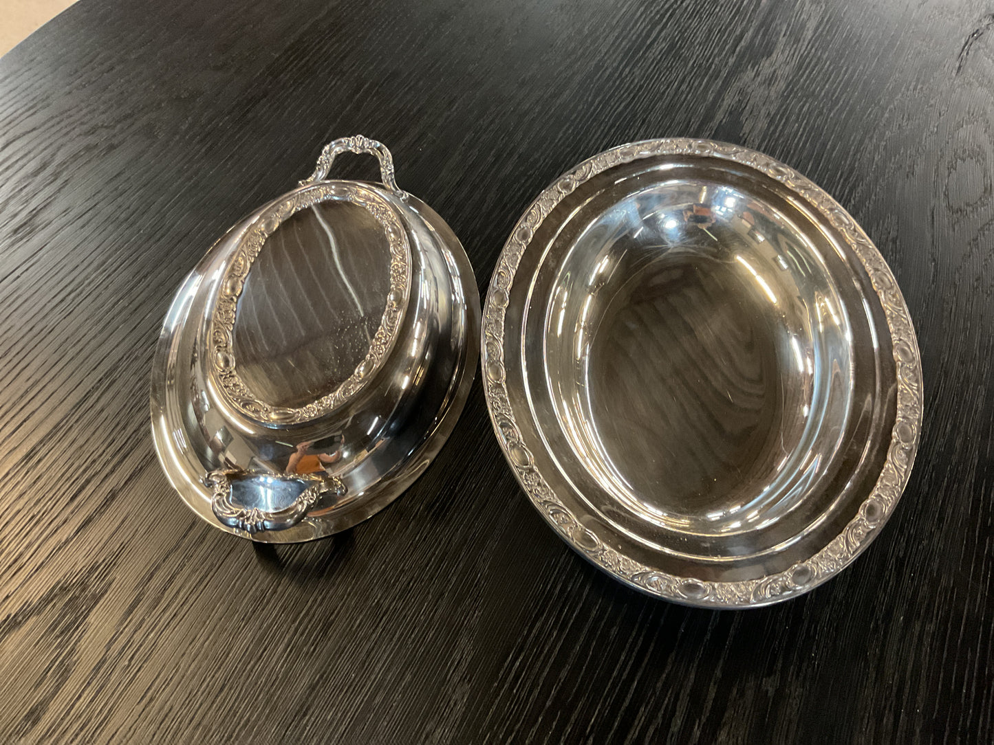 Vintage Silver plate Server w/Lid