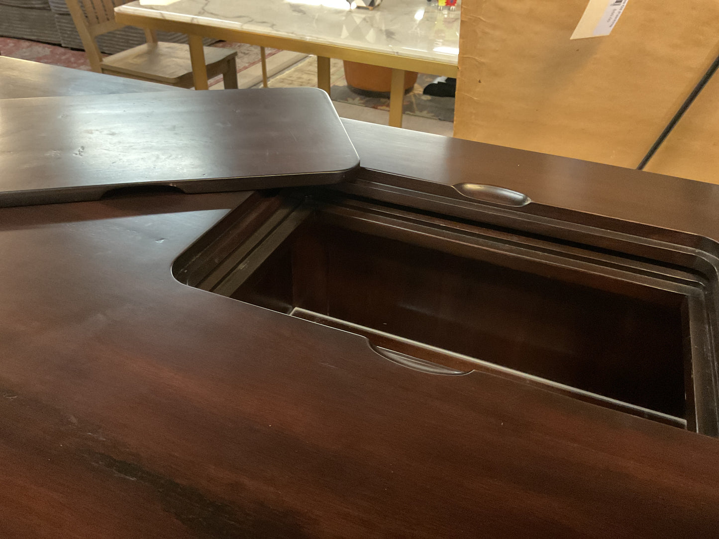 Pottery Barn Modine Bar w/Key