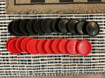 MEGA Tic-Tac-Toe & Checkers Reversible Rug