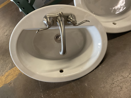 Kohler 20-1/4” Drop In Sink w/Faucet