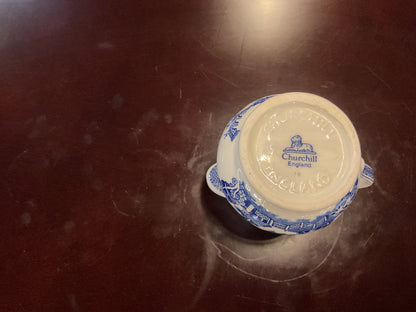 Churchill Blue Willow Creamer