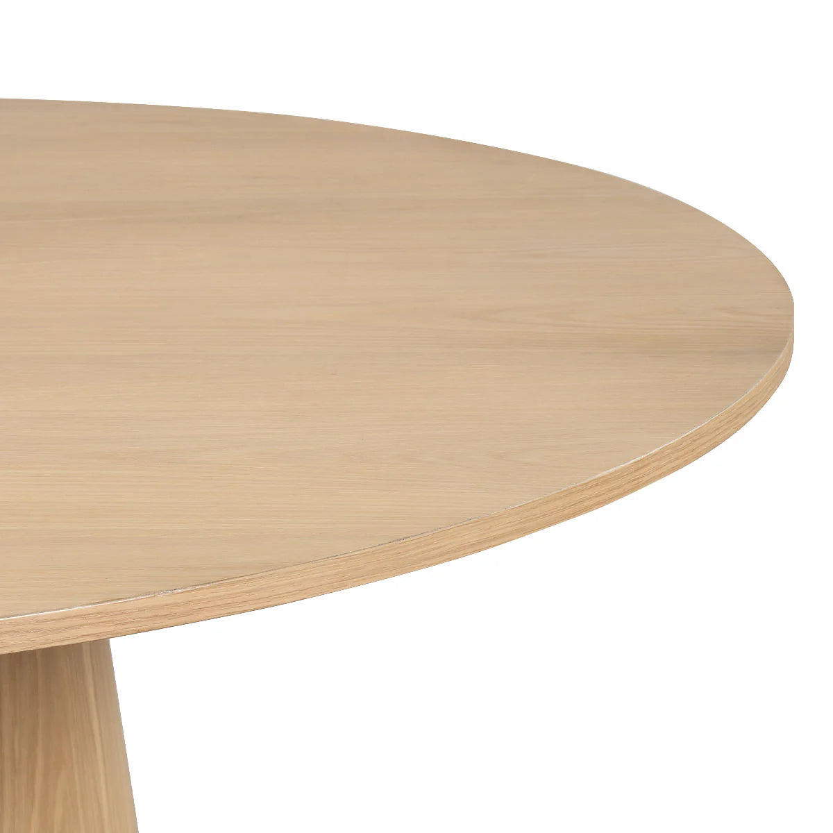 Orchid 60” Oak Round Pedestal Dining Table