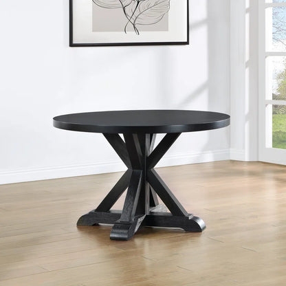 Nya 48” Round Solid Dining Table