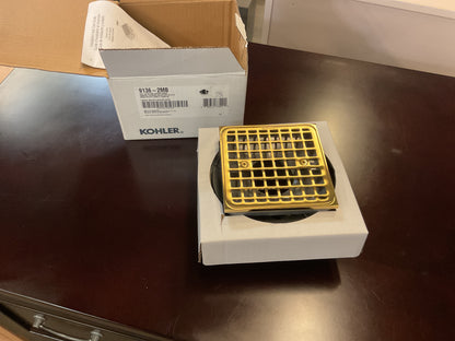 Kohler Tile-in Shower Drain (Modern Brushed Brass)