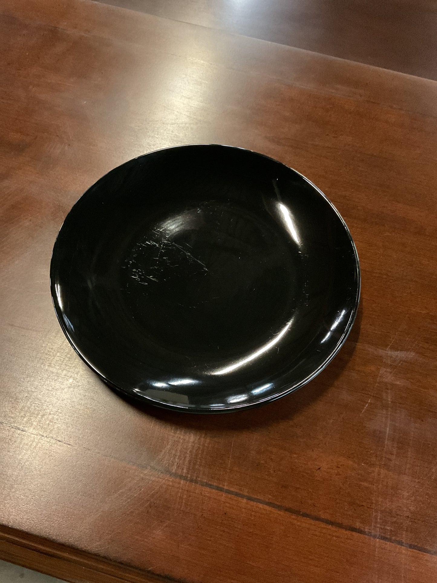 Black Ceramic Plate