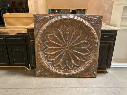 Embossed Metal Abstract Wall Art