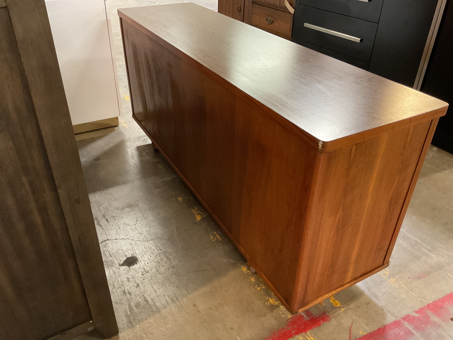 1960’s Vintage Mid Century Walnut Credenza by Jofco