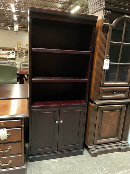 Martin Furniture Fulton Executive Bookcase w/Storage