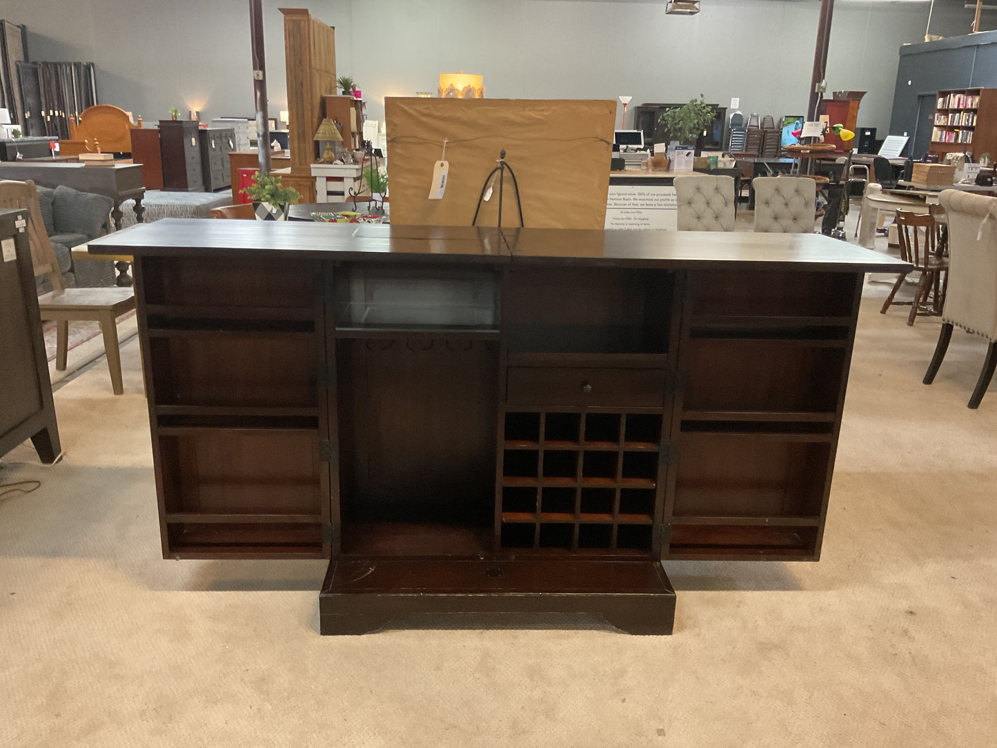 Pottery Barn Modine Bar w/Key