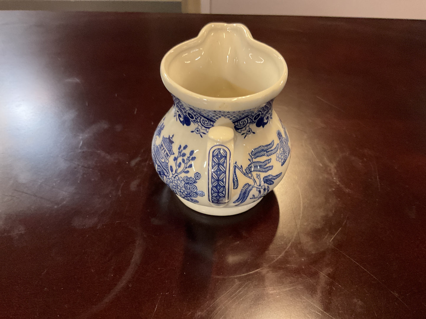 Churchill Blue Willow Creamer