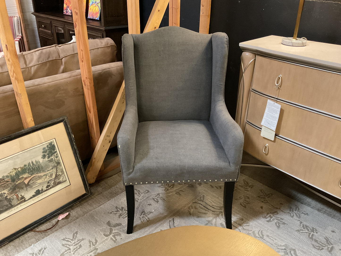 Gray Accent Chair
